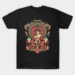 geisha with ornaments T-Shirt